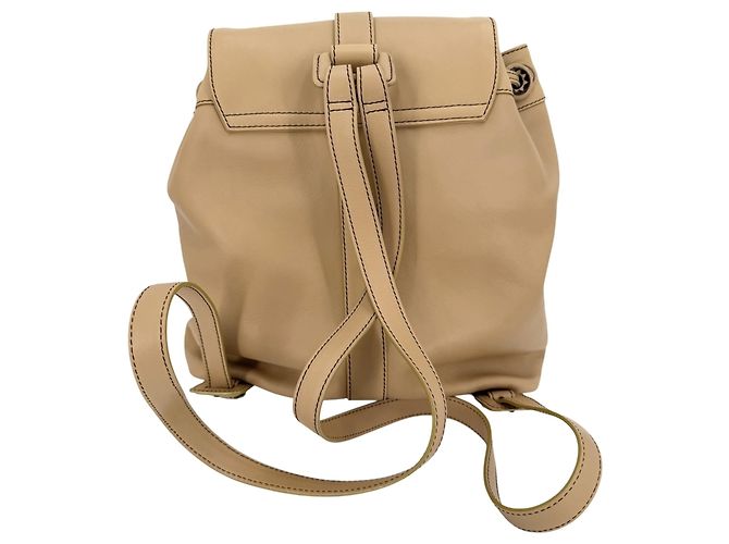 Zaino in pelle marrone da donna Chanel - vista 2