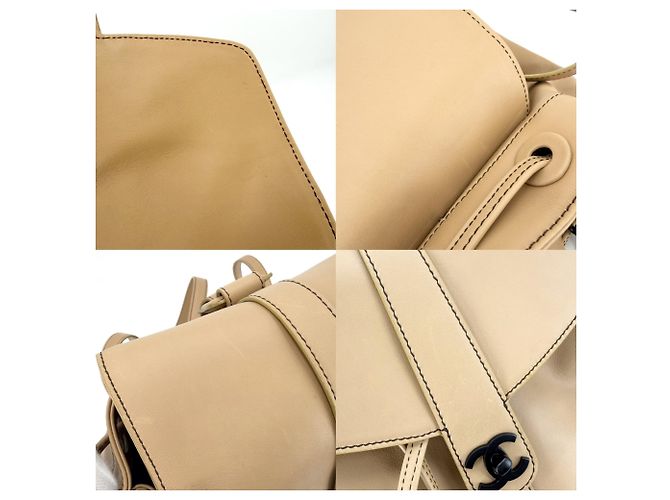 Zaino in pelle marrone da donna Chanel - vista 6