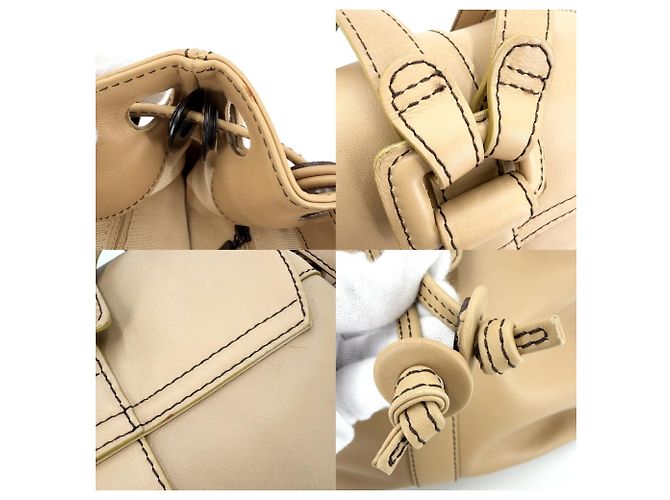 Zaino in pelle marrone da donna Chanel - vista 8