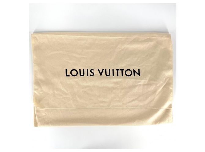 Borsa Louis Vuitton Monogram Empreinte OnTheGo MM Nero Beige - vista 7