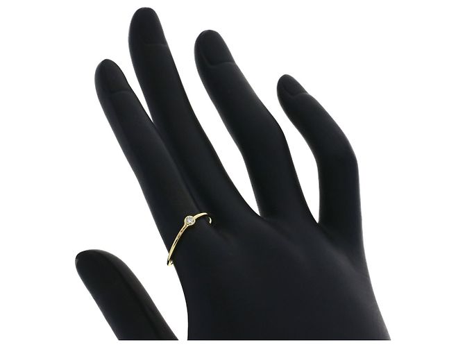 Anello Tiffany & Co. Single Wave con diamanti - vista 6