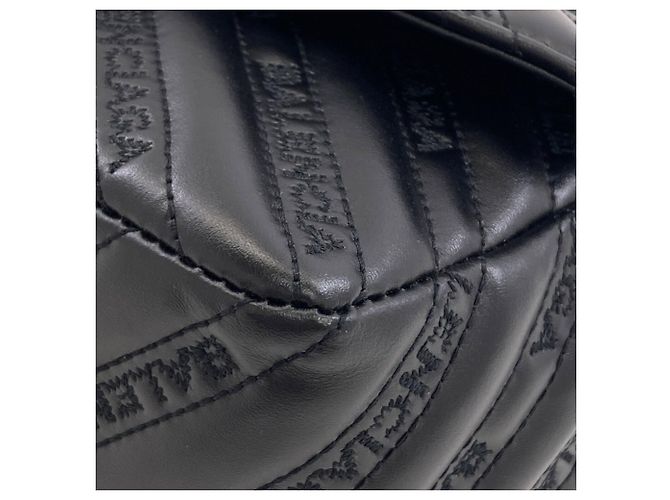 Everyday Borsa a tracolla Balenciaga BB Logo Chain Nero - vista 12