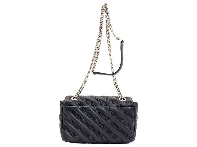 Everyday Borsa a tracolla Balenciaga BB Logo Chain Nero - vista 2