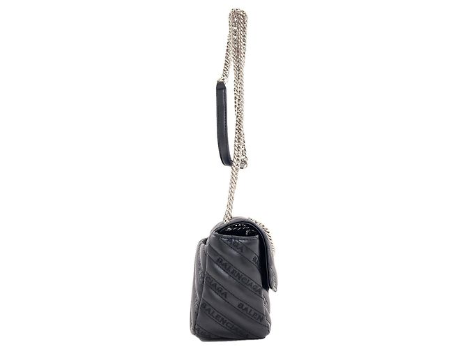 Everyday Borsa a tracolla Balenciaga BB Logo Chain Nero - vista 3