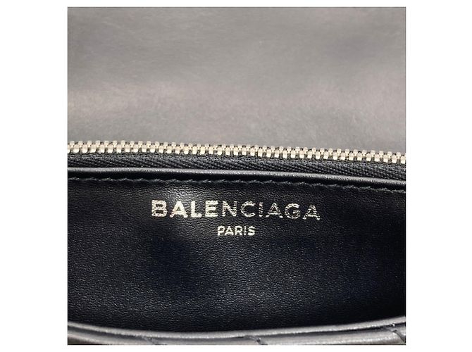 Everyday Borsa a tracolla Balenciaga BB Logo Chain Nero - vista 6