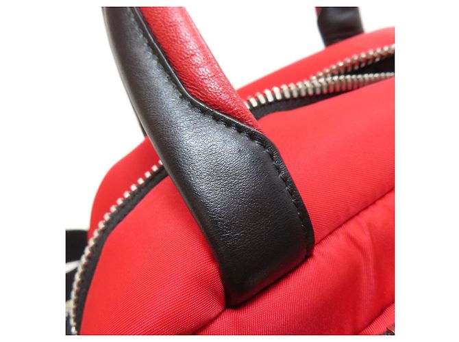 Borsa a mano 2-Way Prada Tessuto Cargo Rosso - vista 12