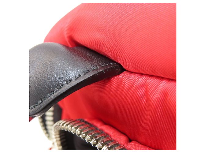 Borsa a mano 2-Way Prada Tessuto Cargo Rosso - vista 13