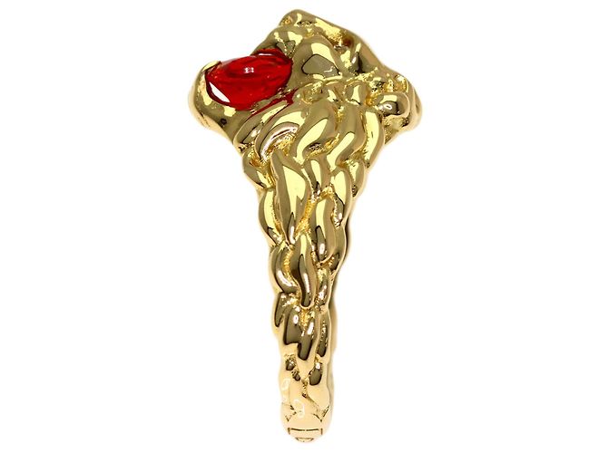Gucci Lion Head Ring mit Feueropal - Ansicht 3