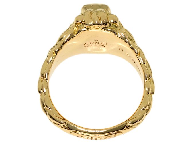 Gucci Lion Head Ring mit Feueropal - Ansicht 4