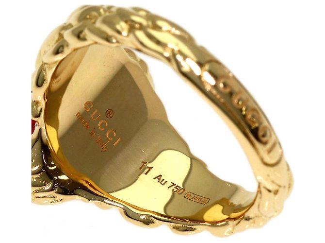 Gucci Lion Head Ring mit Feueropal - Ansicht 5