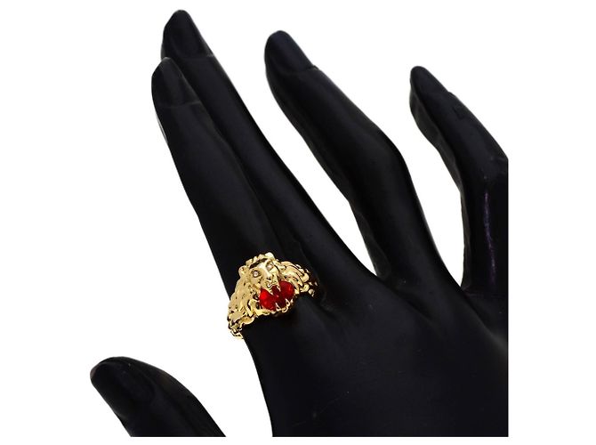 Gucci Lion Head Ring mit Feueropal - Ansicht 9