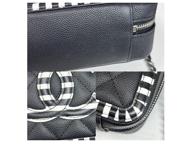 Sac à épaule mini Chanel Matelassé CC Filigree pour femme Noir - vue 6