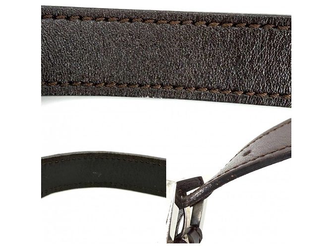 Borsa a tracolla Fendi Mamma Bucket Zucca Marrone - vista 7