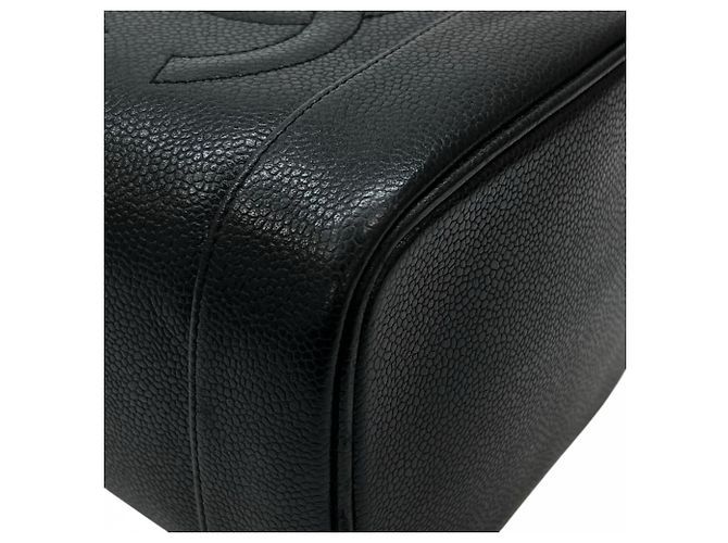 Timeless Borsa Chanel in pelle di vitello martellata nera Nero - vista 13
