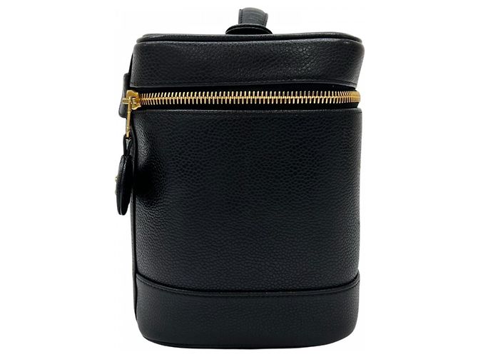 Timeless Borsa Chanel in pelle di vitello martellata nera Nero - vista 3
