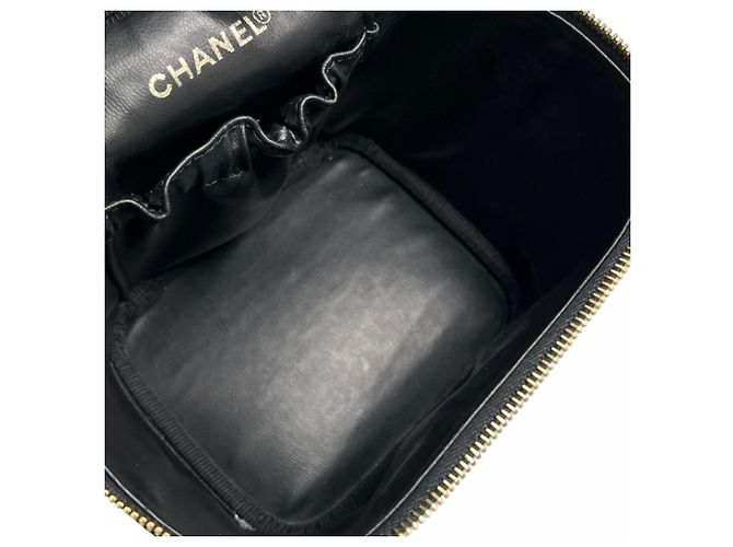 Timeless Borsa Chanel in pelle di vitello martellata nera Nero - vista 5