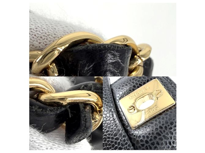 Sac à épaule Chanel Matelassé 23 Noir - vue 7