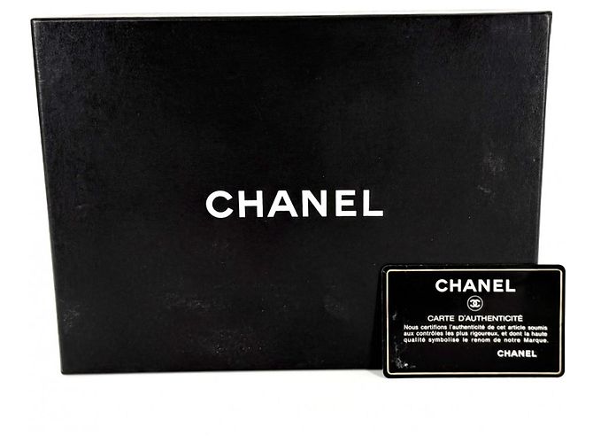 Portafoglio a catena/spalla Chanel Nero Bianco - vista 12