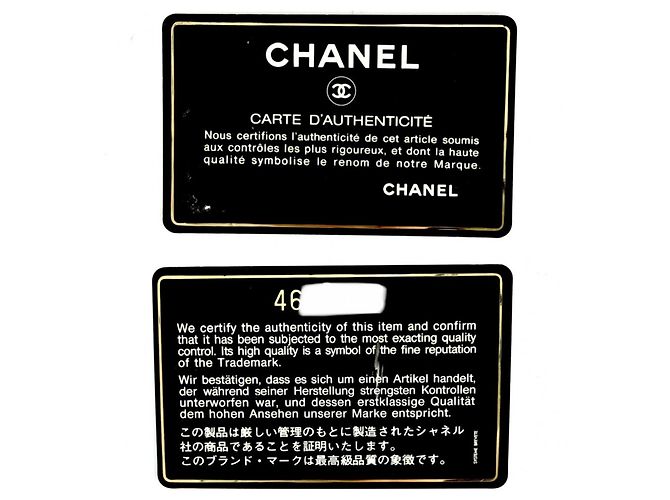 Portafoglio a catena/spalla Chanel Nero Bianco - vista 13