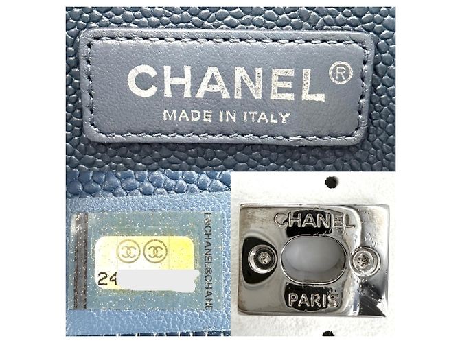 Borsa a tracolla traforata da donna Chanel Marrone Bianco - vista 5
