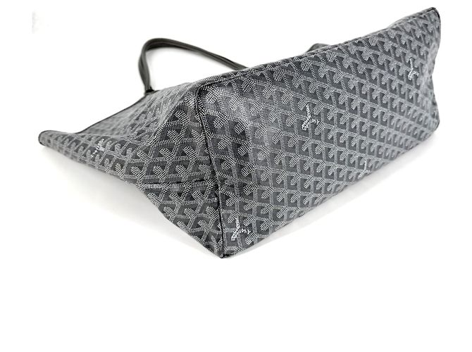 Borsa Tote Goyard Saint Louis GM Marrone Bianco - vista 3
