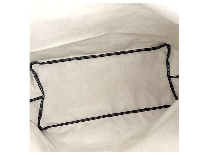 Borsa Tote Goyard Saint Louis GM Marrone Bianco - vista 4