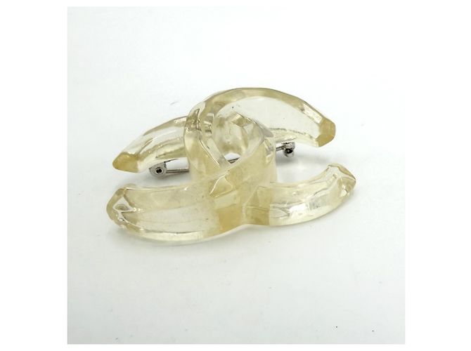 Spilla Chanel Coco Mark trasparente - vista 3