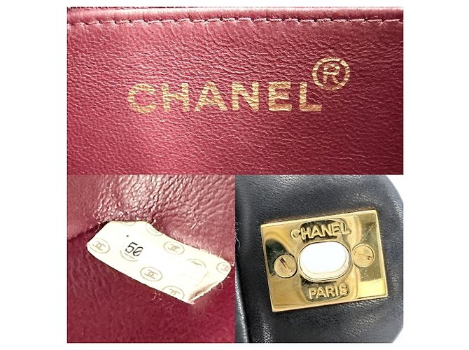 Borsa a tracolla Chanel Mini Matelassé Nero Bianco - vista 5