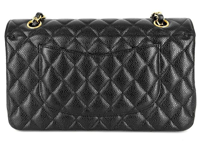 Borsa a tracolla Chanel Matelassé 25 Nero Bianco - vista 2