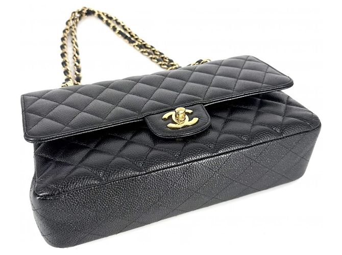 Borsa a tracolla Chanel Matelassé 25 Nero Bianco - vista 3