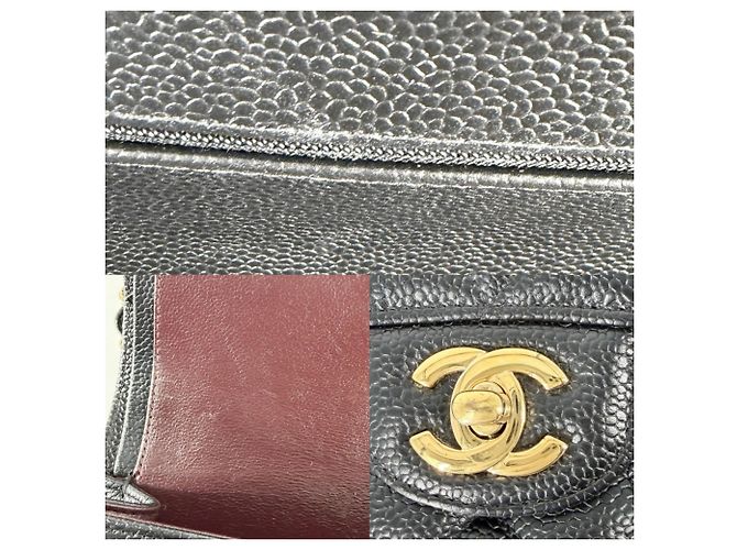 Borsa a tracolla Chanel Matelassé 25 Nero Bianco - vista 7