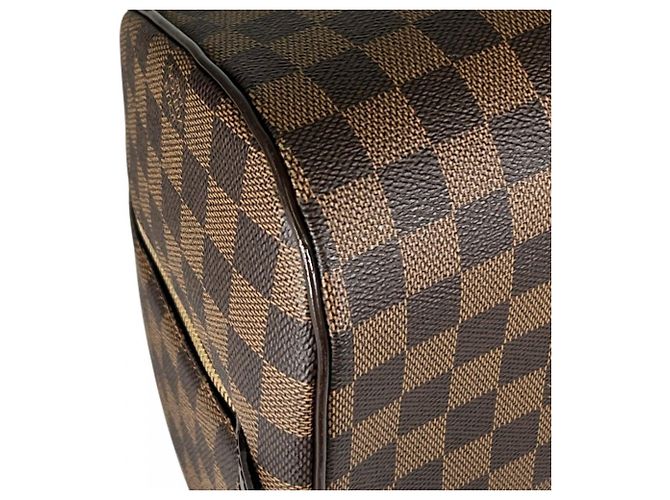 Borsa a mano Louis Vuitton Ribera MM da donna Marrone Bianco - vista 10
