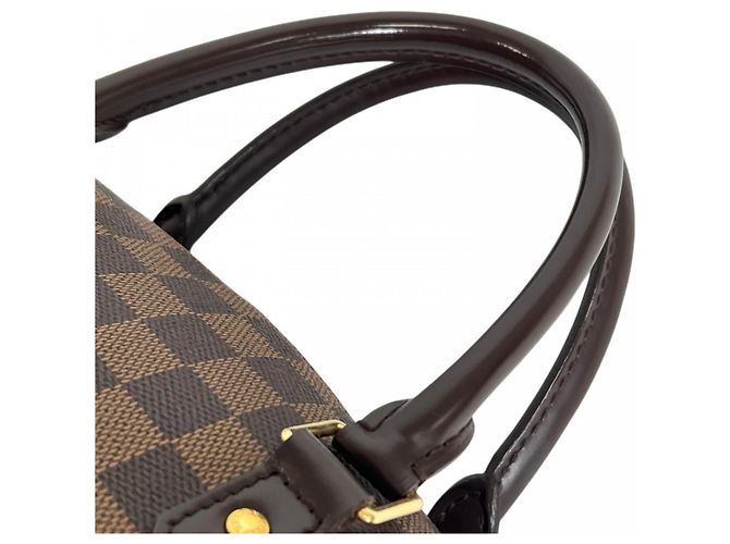 Borsa a mano Louis Vuitton Ribera MM da donna Marrone Bianco - vista 9