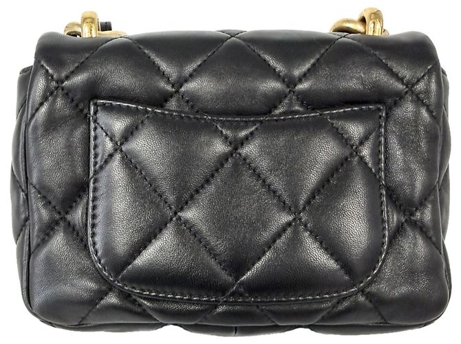 Borsa a tracolla Chanel Mini Matelassé con catena Nero - vista 2