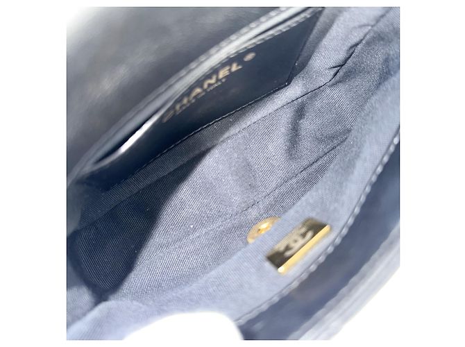 Borsa a tracolla Chanel Mini Matelassé con catena Nero - vista 4