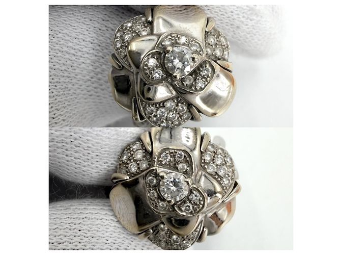 Chanel Camélia Ring aus 18K Weißgold Golden - Ansicht 3