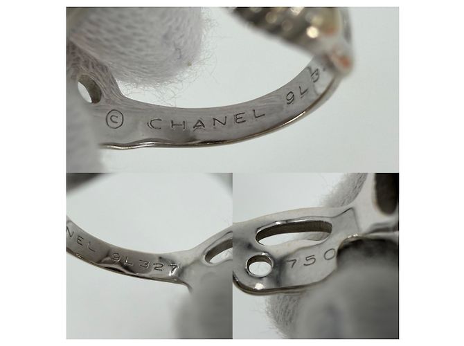 Chanel Camélia Ring aus 18K Weißgold Golden - Ansicht 4