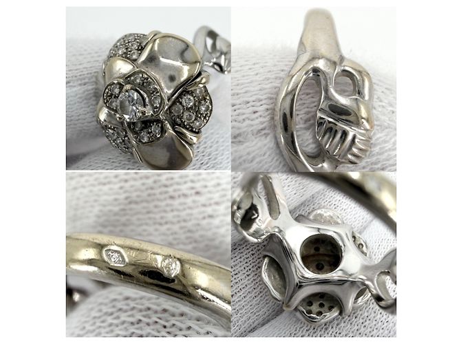 Chanel Camélia Ring aus 18K Weißgold Golden - Ansicht 6