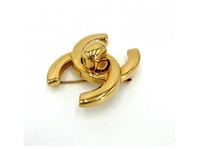 Spilla Chanel Coco Mark Oro D'oro - vista 3