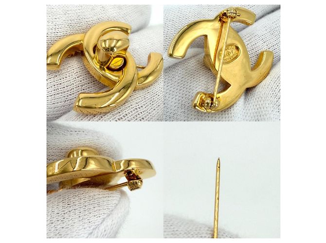Spilla Chanel Coco Mark Oro D'oro - vista 5