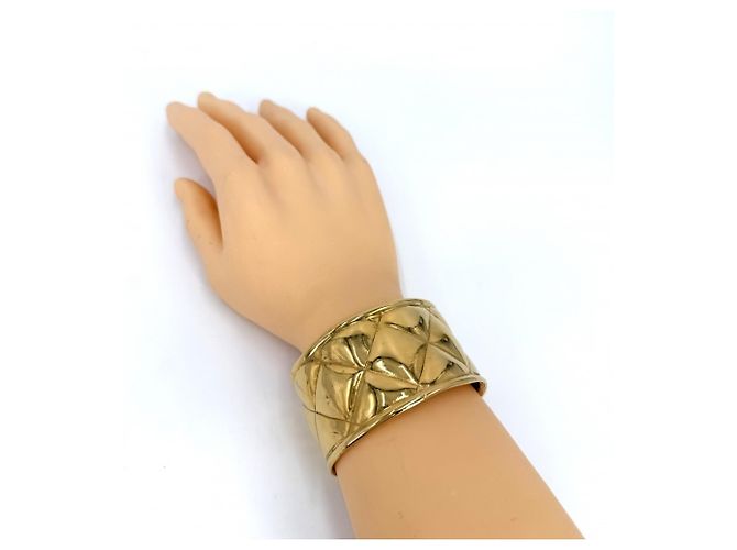 Bracciale Rigido Chanel Vintage Oro D'oro - vista 3