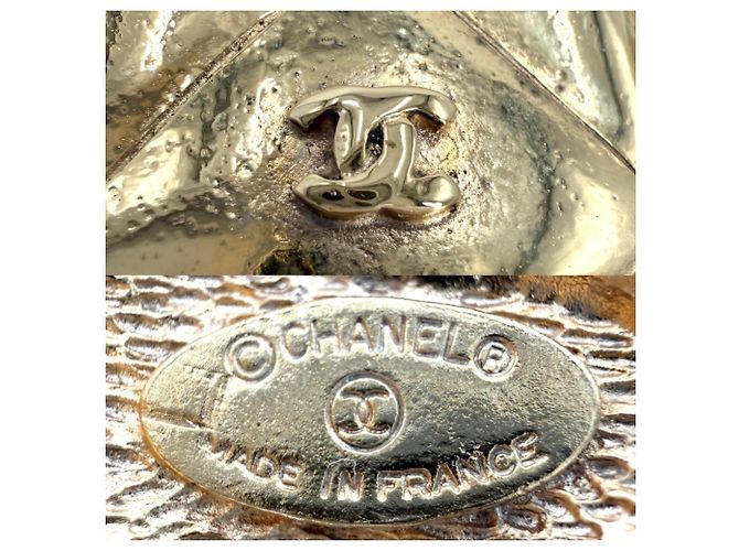 Bracciale Rigido Chanel Vintage Oro D'oro - vista 4