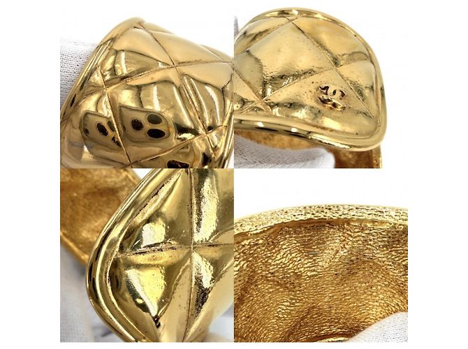 Bracciale Rigido Chanel Vintage Oro D'oro - vista 5