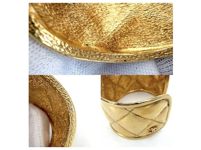 Bracciale Rigido Chanel Vintage Oro D'oro - vista 6