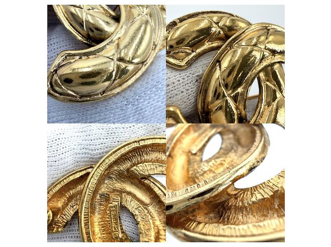 Spilla Chanel Matelassé D'oro - vista 4