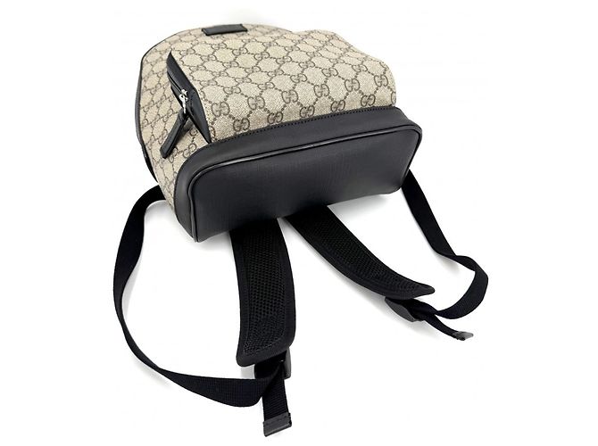Gucci GG Supreme Small Rucksack Braun Schwarz Beige - Ansicht 3