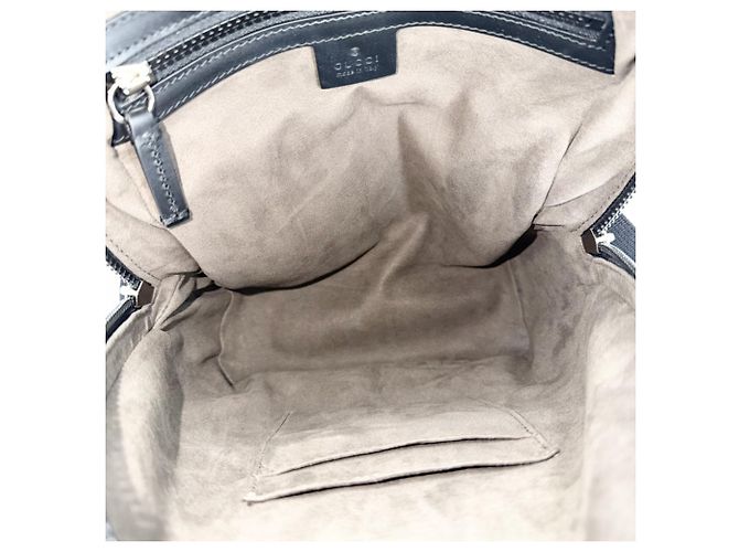 Gucci GG Supreme Small Rucksack Braun Schwarz Beige - Ansicht 4