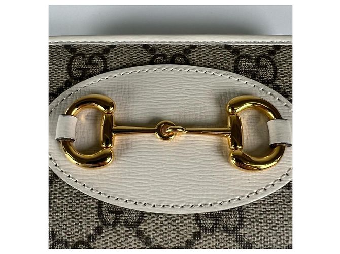 Cartera bi-fold Gucci de lona GG marrón Castaño - vista 11