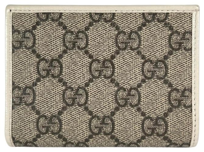 Cartera bi-fold Gucci de lona GG marrón Castaño - vista 2