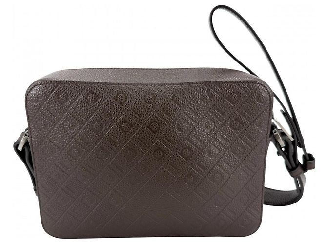 Borsa in pelle marrone monogram per uomo Salvatore Ferragamo - vista 2